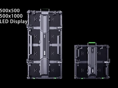 Hem iç mekan hem de dış mekan 250*250mm LED ekran modüllerinin alüminyum kabini