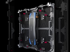 Hem iç hem de dış mekan alüminyum dolap takım elbise 288*288mm LED ekran modülü için LED