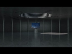 500mm*500mm*68mm Alüminyum kabin, 250mm*250mm led ekran modülü için uygundur