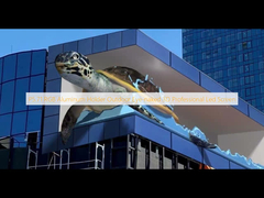 P5.71 RGB Alüminyum Sahibi Dışarıda Çıplak Gözlü Profesyonel 3D LED Ekran