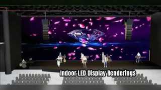 İç Mekan LED Ekran Renderleri