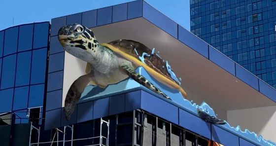 P5.71 RGB Alüminyum Sahibi Dışarıda Çıplak Gözlü Profesyonel 3D LED Ekran