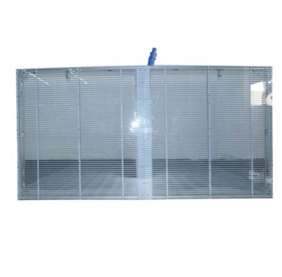 P3.91mm 1R1G1B Şeffaf Cam Led Ekran HD Led Mesh Video Duvar ISO9001