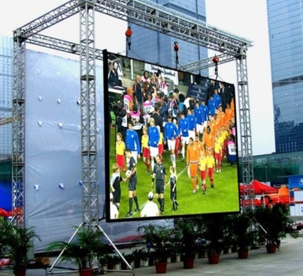 Alışveriş Merkezi İçin Açık Video Kiralama LED Ekran Duvar Paneli 3mm