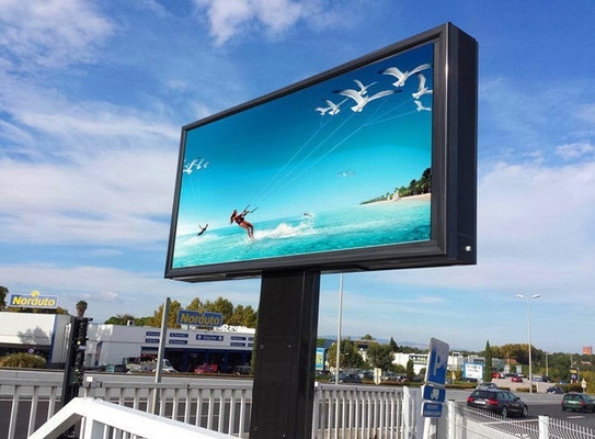 P6 Tam Renkli Dış Mekan Led Video Duvarları LED Tabela Panel Ekranı Ticari Reklamcılık Ekranı