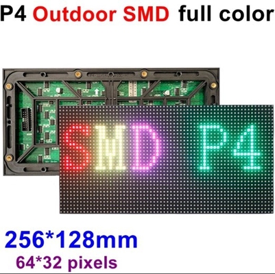 Dış Mekan P4 SMD Tam Renkli LED Ekran Modülü 320X160mm / 256X128mm LED Ekran Modülü
