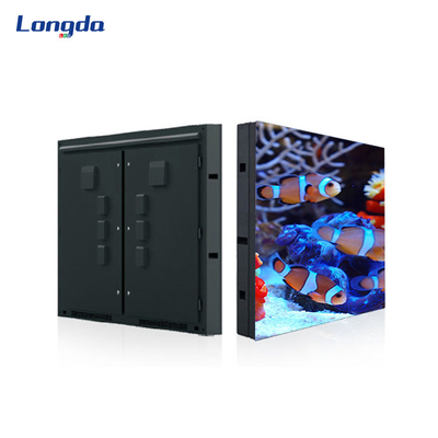 IP65 P8 P10 Dış Mekan LED Video Duvarları 320 * 160mm Ekran Suya Dayanıklı Colorlight