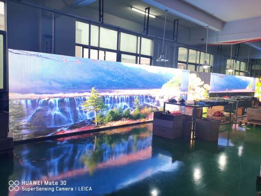 P3.91 Dış LED Video Duvarları Tam Renk Yüksek Parlaklık Yüksek Rahatlatma 3840hz