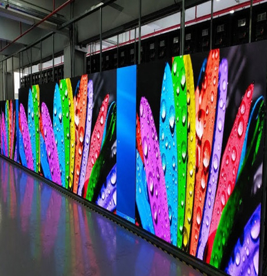 P3.91 HD LED Sahne Zemin Ekranı Video Duvar Paneli Kapalı 3.91mm