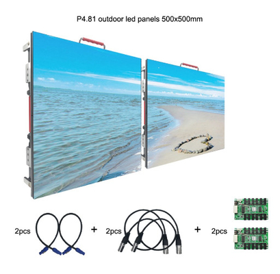 P4.81mm Dış Mekan LED Video Duvarları Piksel Kiralama Parlaklığı 4.81mm İnce Led Ekran