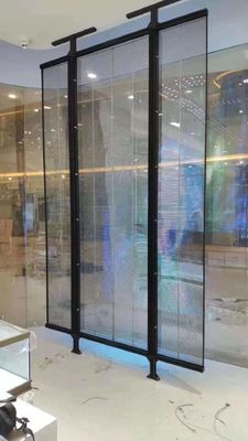 Geniş Görüş Açısı ve Düşük Güç Tüketimi ile Yüksek Şeffaflıkta Şeffaf Cam LED Ekran, İç ve Dış Mekan Kullanımı İçin