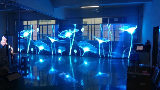 Geniş Renk Gamına Sahip Yüksek Çözünürlüklü Şeffaf LED Ekran