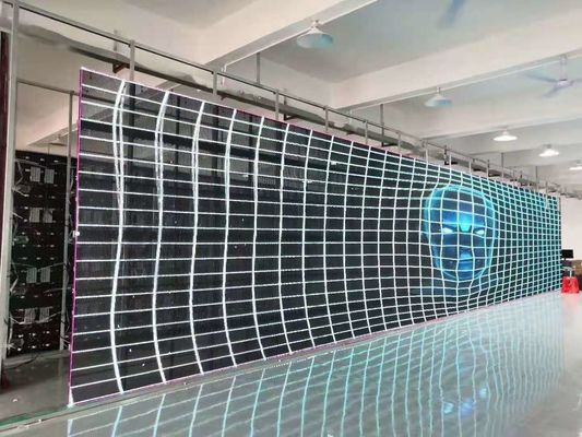 Yüksek Yenileme Led Pencere Ekranları Aşınma Önleyici 3.9 Mm Led Ekran 60Hz 16 Tarama