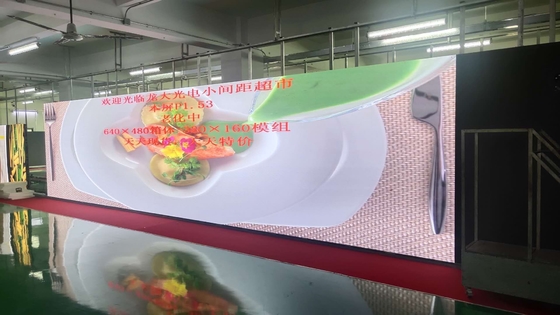 1.25mm Küçük Piksel LED Ekran Maks. İç Mekan Ekranı için 800W/㎡