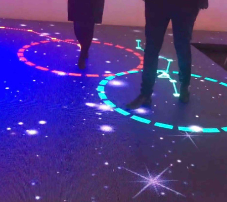 DMX Kontrol LED Ekran Yer Füzeleri İç / Dışarı Yüksek Kaliteli Alüminyum Alaşım Malzemesi