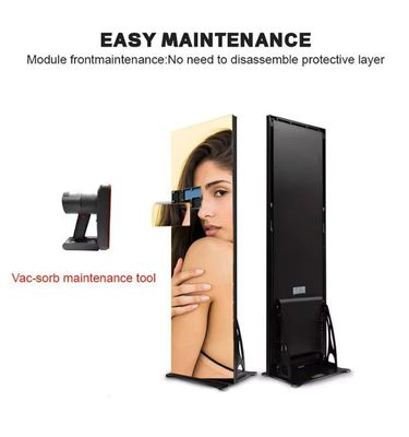 Enerji tasarrufu, Sızmacılık Kapalı P1.86 LED Ekranlar Poster Reklam Video Oyuncusu 100,000 Yaşam süresi
