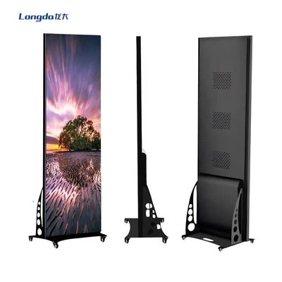 HD Tam Renkli İç Mekan LED Ekran Poster Reklam Video Oynatıcı P1.25 P1.538 P1.86 P2 P2.5 P3