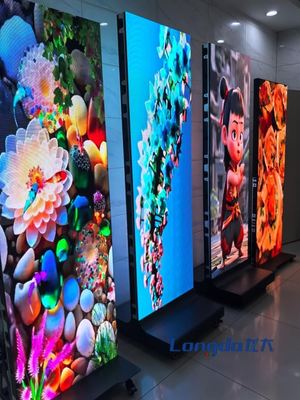 HD Tam Renkli İç Mekan LED Ekran Poster Reklam Video Oynatıcı P1.25 P1.538 P1.86 P2 P2.5 P3