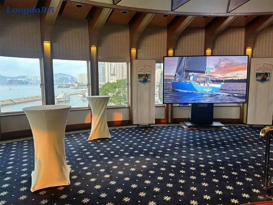 4K 108 İnç Hepsi Bir Arada LED Ekran Ultra İnce Etkileşimli Konferans Akıllı TV