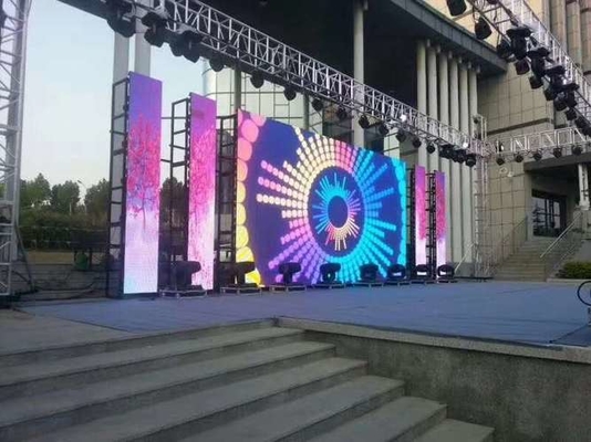 Tam Renkli Kiralık SMD LED Ekran 500X500mm Dolap Video Duvarı