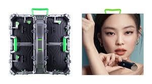 P3.91 Ölçü dökme alüminyum dolabı yüksek çözünürlüklü iç mekan kiralık LED ekran