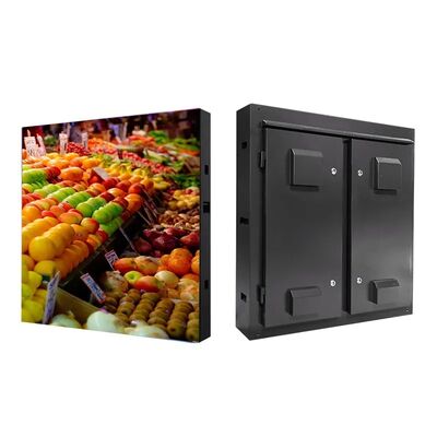 Outdoor P10 Long Life Wearable Iron Cabinet Led Display Screen For Advertising