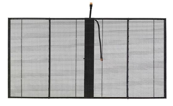Longda 3840Hz Yenileme Hızı 5000cd/m2 Parlaklık 1R1G1B LED Bileşimi Kiralama veya Sabit Kurulum için Şeffaf Cam LED Ekran