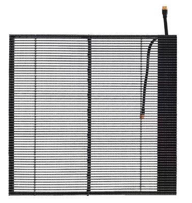 Ticari Reklam Şeffaf Cam LED Ekran Dış Mekan SMD1921 1/2 Tarama ODM