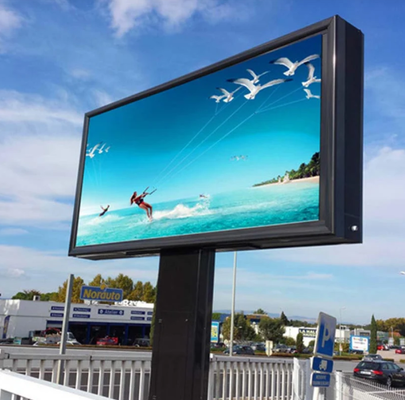 ODM P3.076 Dış LED Video Duvarları LED Pano Sabit ISO14001 1R1G1B Reklam