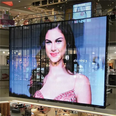 Gömülü Şeffaf Cam LED Ekran HD 7.8mm Bina Reklamcılığı