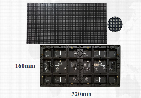 860cd Dijital Tabela Duvar 1920hz P4 Led Video Duvar Reklam 320 * 160mm
