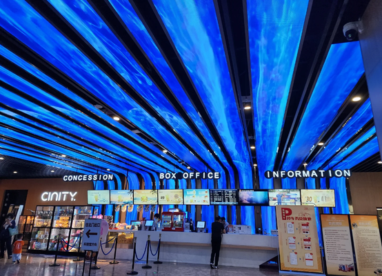 900cd Kapalı Tam Renkli LED Ekran Kiralama P3.91 Led Matrix Duvar CCC 65410 Piksel