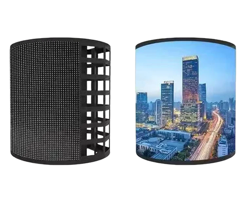 Tam Renkli 64 X 64 Yumuşak Kavisli Led Ekranlar Ekranlar Mooncell Kystar Kontrol Sistemi