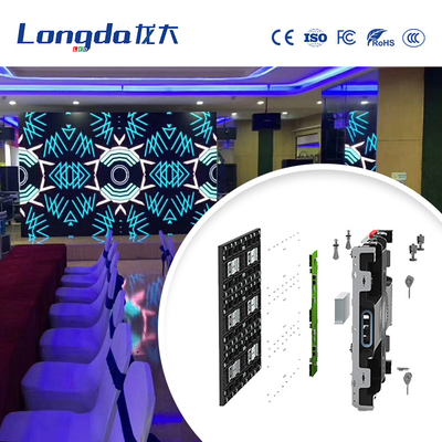 Taşınabilir Kapalı Reklam Kavisli Led Ekran P3.91 900cd 43 tarama