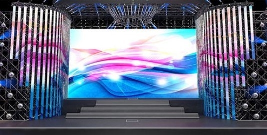Taşınabilir Kapalı Reklam Kavisli Led Ekran P3.91 900cd 43 tarama