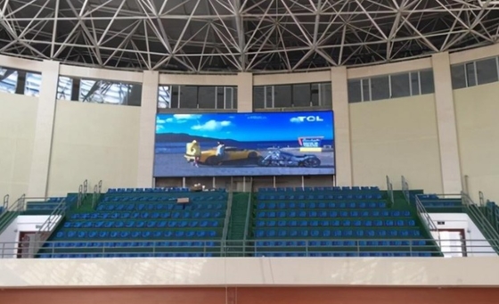 RoHs P4.81 900cd Kavisli LED Ekran Döküm Alüminyum Kabin 13S