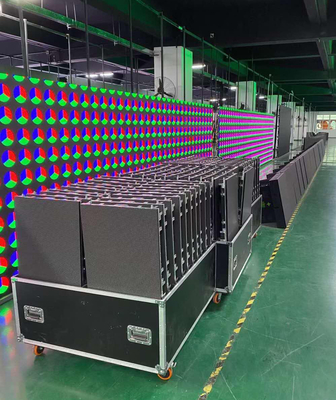 SMD2121 Led Ekran Kabini Dış Mekan Ekran Video Panelleri 65410dots/ Sqm