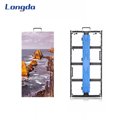 180W / M2 Yüksek Parlaklık Kiralama LED Ekran 1R1G1B LED Ekran Döküm Alu