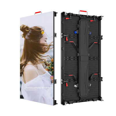 Dayanıklı Ölçme döküm Alüminyum LED Ekran Kabinesi Kapalı Kiralık P4.81 1000mmx500mm