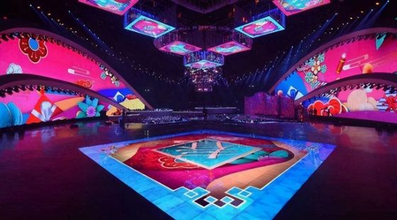 P6.25 Disko Taşınabilir Led Dans Pisti Kiralama ROHS Yüksek Çözünürlük