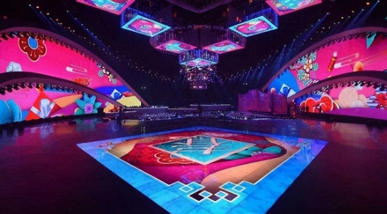 P6.25 Disko Taşınabilir Led Dans Pisti Kiralama ROHS Yüksek Çözünürlük