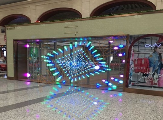 9245 Piksel Şeffaf Profesyonel Led Ekran 5000cd 10.4mm