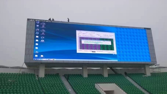 AC220V P8 6500cd / M2 Açık Bina Reklamcılığı İçin Led Ekran Modülü
