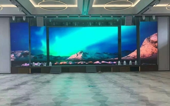 Kapalı Longda LED Ekran Dayanıklı Video Duvar Dolabı 320 × 160mm 3840hz