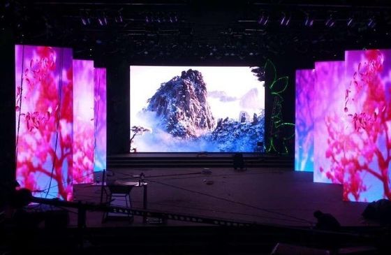 65536 nokta/ kare Led Sahne Arkaplan Ekran Asılı SMD Ekranı RGB 3IN1