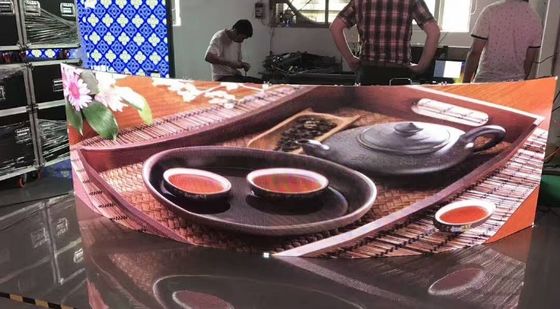 LED Esnek Modül Matris Ekran Paneli 3840Hz ISO14001 Manyetik Emişli Kurulum