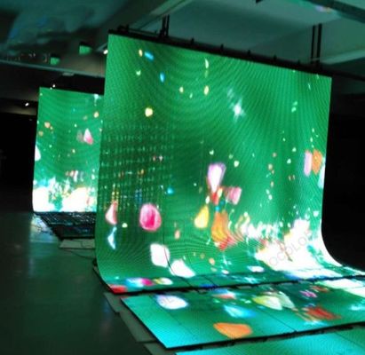 RGB Esnek Led Modül Ekran Video Duvarı 600nit'ten 800nit'e