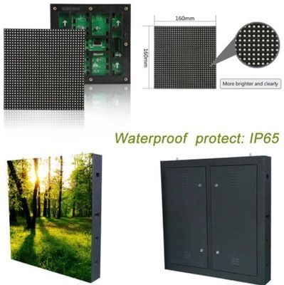 Enerji tasarrufu, Yüksek tazeleme hızı Dış LED Video Duvarları Parlaklık 3000-12000nits IP65 LED Ekran
