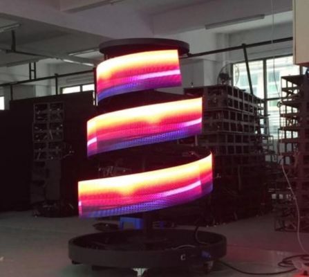 IP43 Led Sahne Zemin Ekranı Esnek P2.5 İç Mekan Led Ekran AC90V