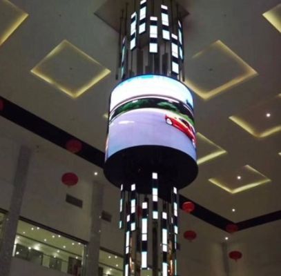 SMD2121 256 × 128mm LED Esnek Modül P4 Dayanıklı Reklam Ekranı İç Mekan